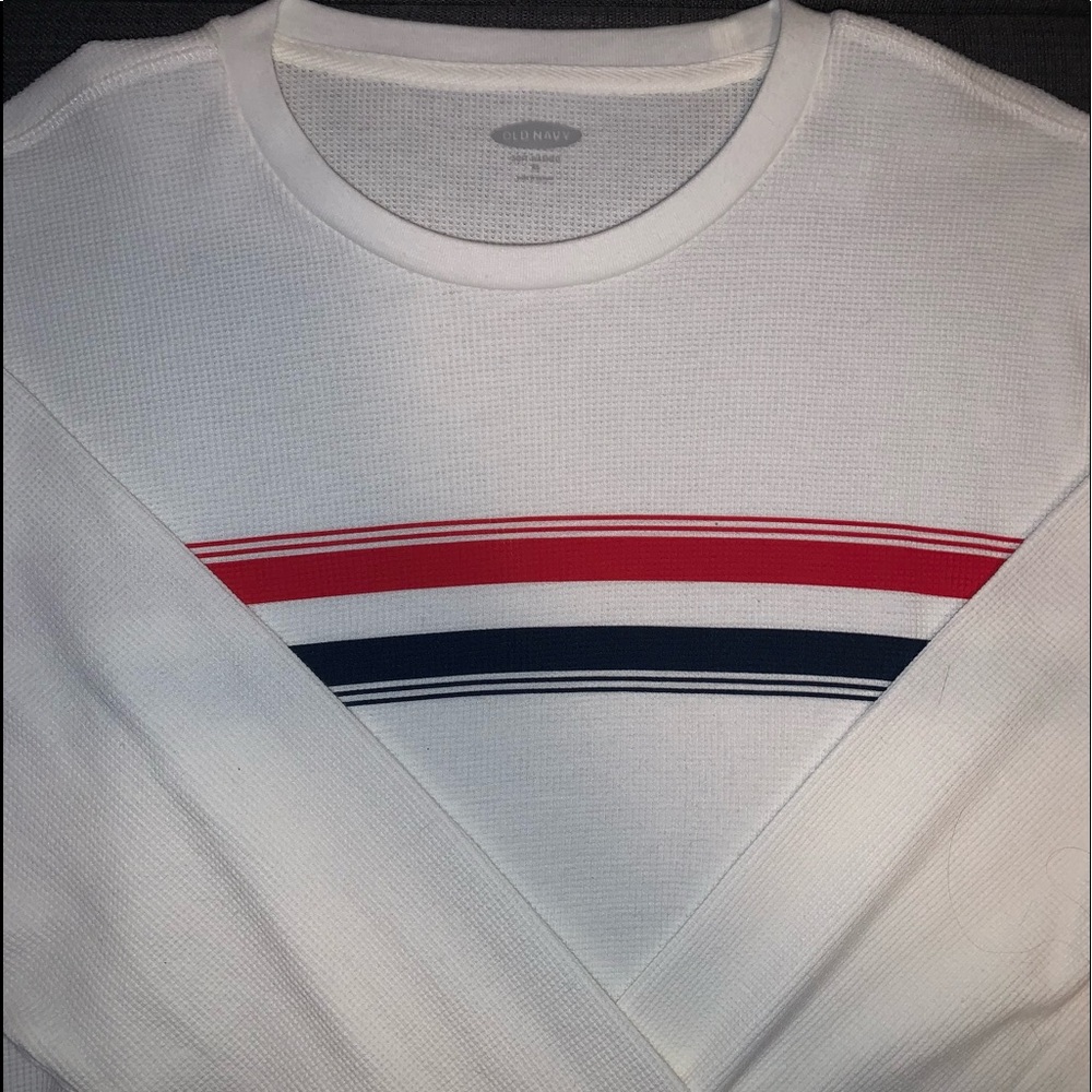 Old Navy T-shirt | White | Long Sleeve | XL